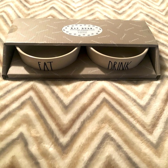 Rae Dunn Other - NWT Rae Dunn Pet Food Bowls - Ceramic